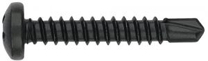 Self Drilling screws 7504N BLACK GALVANIZED AND PHOSPHORATED