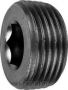 DIN906 ПРОБКА ТАПА БЕЗ БОРД BL/ZN/INOX