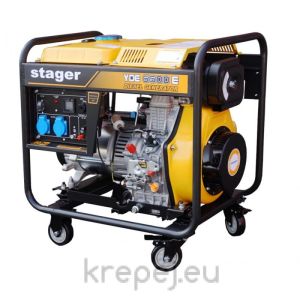 ДИЗЕЛОВ МОНОФАЗЕН ГЕНЕРАТОР STAGER YDE6500E 