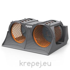 Двойна многоекранна кофа за пресяване за челни товарачи 