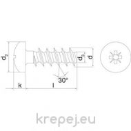 РАПИДНИ ВИНТОВЕ 4.0X8 ZN PLASFAST30 СРЯЗАН