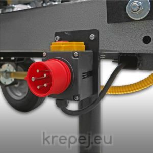 МАШИНА ЗА ЦЕПЕНЕ НА ДЪРВА JANSEN HS-20H110K-V2 БЕНЗИН + ЕЛ. МОТОР, 20 Т, 110 СМ 