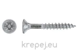 ВИНТ 4.5Х100 ЗА ДЪРВО БЯЛ DIN7505