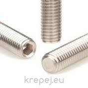 ВИНТ СТОПОРЕН 6Х12 DIN913/4026 НЕРЪЖ INOX A2