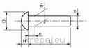 НИТ 8Х20 DIN660 ПОЛУОБЛА ГЛАВА НЕРЪЖДАЕМ INOX A2