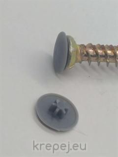 КАПАЧКА PVC ВИНТ TORX30 Ф16.5 RAL9010 ЧИСТО БЯЛО