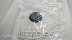 МАСКА ДИХАТЕЛНА С КЛАПА FFP2 KN95 С ЛАСТИК КИТАЙ