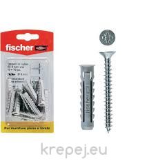 04418 ВИНТ 5.0Х50 С ДЮБЕЛ 8Х50 10 БР FISCHER