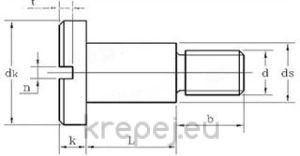 ВИНТ 8X10Х11/21 DIN923 5.8 НИСКА ПАСВАН ШИЙКА BL